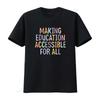 Special Education T Shirt Autism Sped Teacher Neurodiversity Inspiring Inclusion Accept Vintage Graphic Homme Slightly