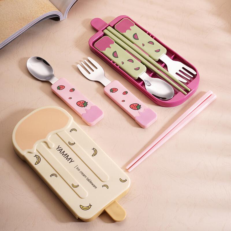 Cute Stainless Steel Cutlery Set