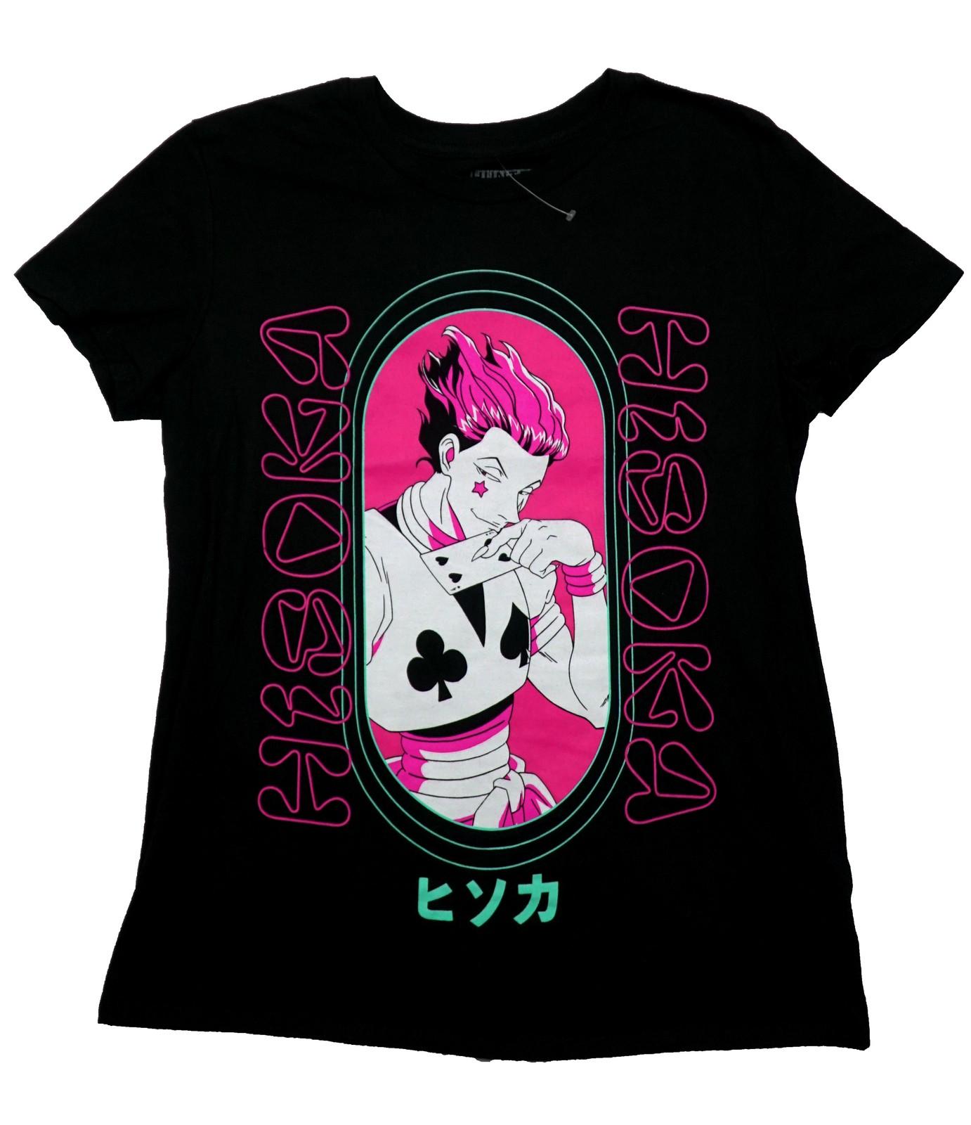Hunter X Hunter New Adult T-Shirt - Hisoka In Ornate Pink Oval S
