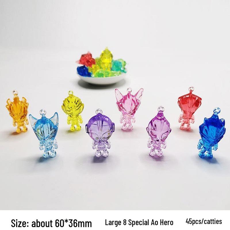 Colorful Mini Acrylic Milk Bottle Cartoon Ornaments - Cute Handmade DIY Decorative Accessories