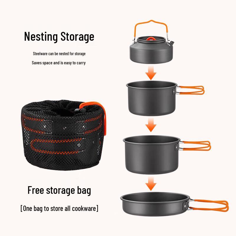 Zhi Shi Portable Outdoor Aluminum Camping Kettle