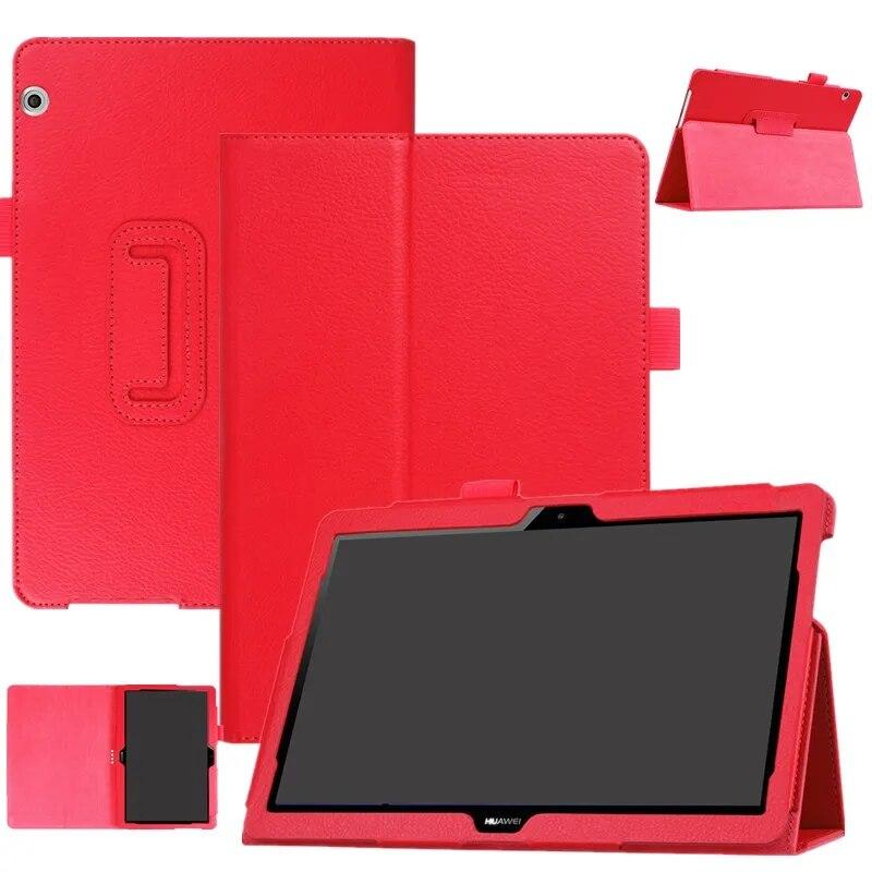 Case for Huawei MediaPad T5 10 T3 9.6 M5 Lite 10.1 8 Tablet Case Slim Folding Stand PU Leather Cover for Huawei M5 10.8 8.4 Case