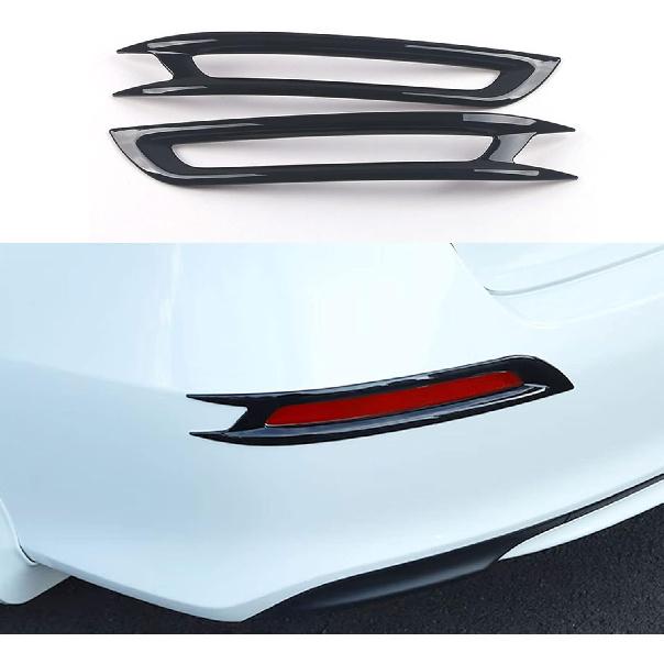 Car Accessories Rear Fog Light Lamp Frame Cover Trim Exterior Decoration Sticker Fit For Honda Civic 11TH Gen 2022 2023 2024 2025 2026 ABS
