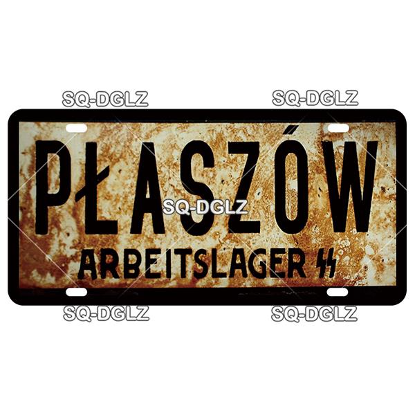 Vintage France City 15x30CM Plate Gemany War Tin Sign Bar Wall Decoration Metal Sign Home Decor Plaques Poster