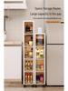 Multi-layer Flip-top Storage Cabinet for Kitchen, Bathroom, or Living Room