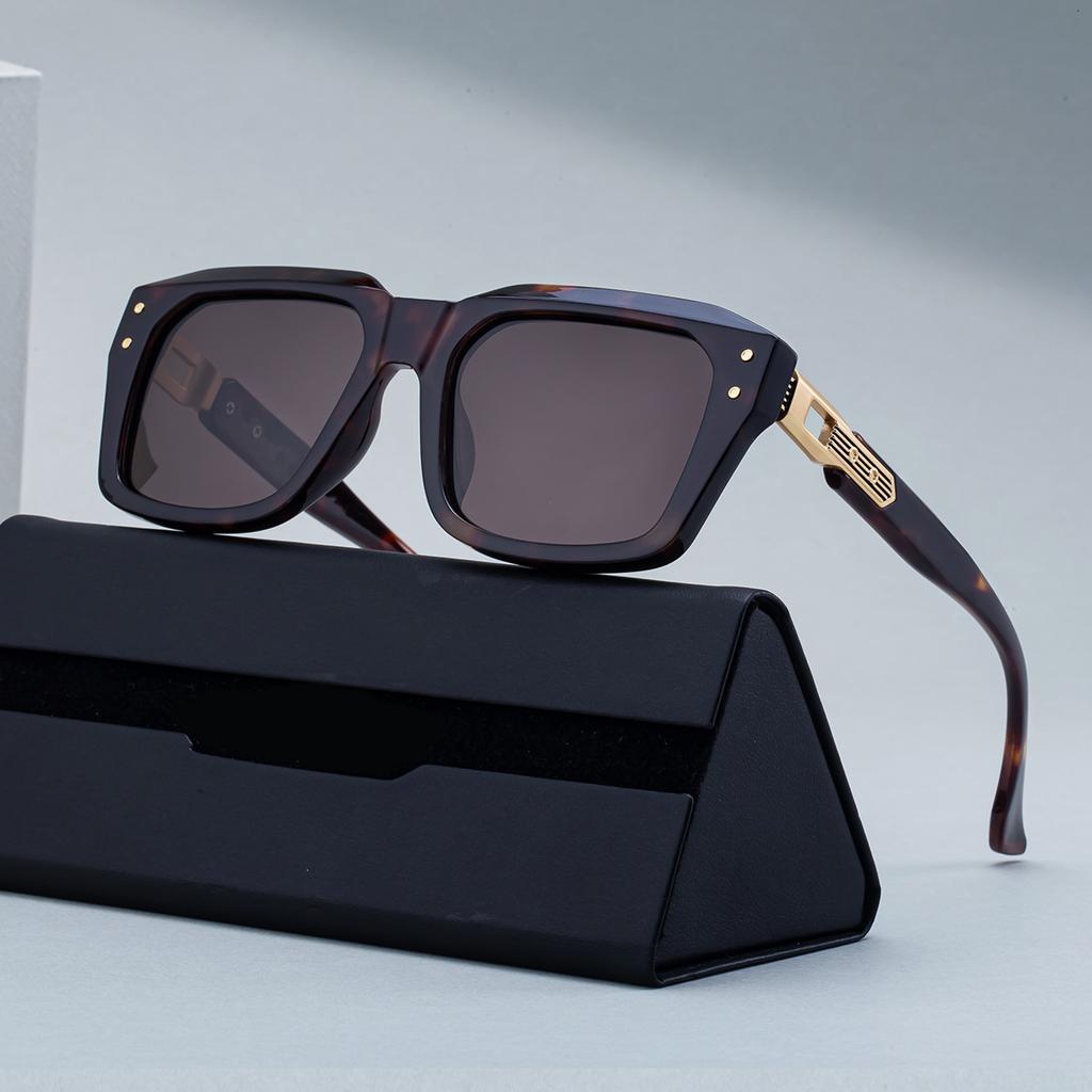 New European and American fashion box car viewing polarized sunglasses men's personality outdoor trend sunscreen sunglasses men