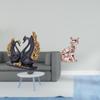 Elegant Swan Cat Fusion Figurine European Art Sculpture Resin Animal Statue for Entrance Desk