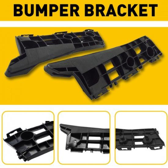 Bumper Bracket Pair For 10-15 Toyota Prius Plug-In Driver & Passenger Side