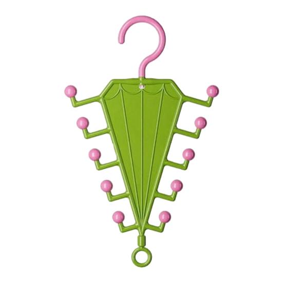 V Shaped Double-Sided Closet Organizer with 360° Rotating Space Saving