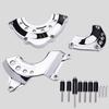 Motorcycle Engine Cover Engine Slider Engine Guard Kawasaki Z900 Z900RS Z900RSCAFE All Models (Color Electroplated Silver)