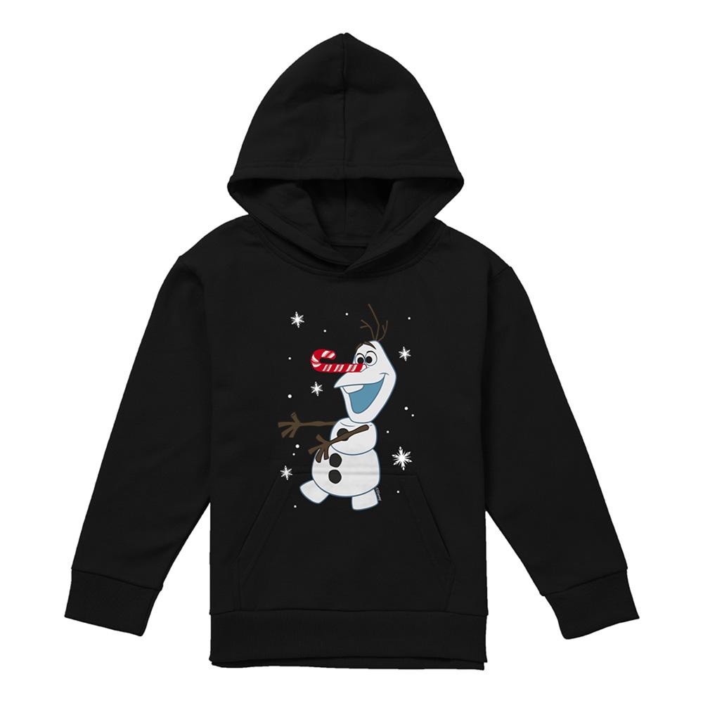 Frozen Childrens/Kids Olaf Candy Cane Christmas Pullover Hoodie