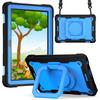 360 Rotating Case for Amazon Fire HD8 Plus 2020 10th Generation Handle Grip Stand Cover Shockproof Shoulder Strap Kids Funda # R