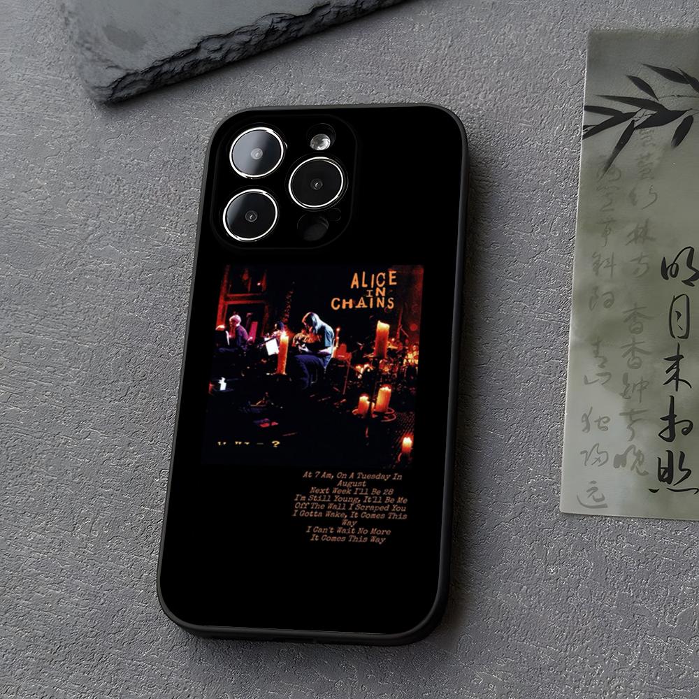 

Rock Band Alice In Chains Phone Case Funda For Iphone 13 17 16 11 15ProMax 14 12 Pro Xs Max Mini Xr X 7 8 6 6s Plus Covers iPhone 11