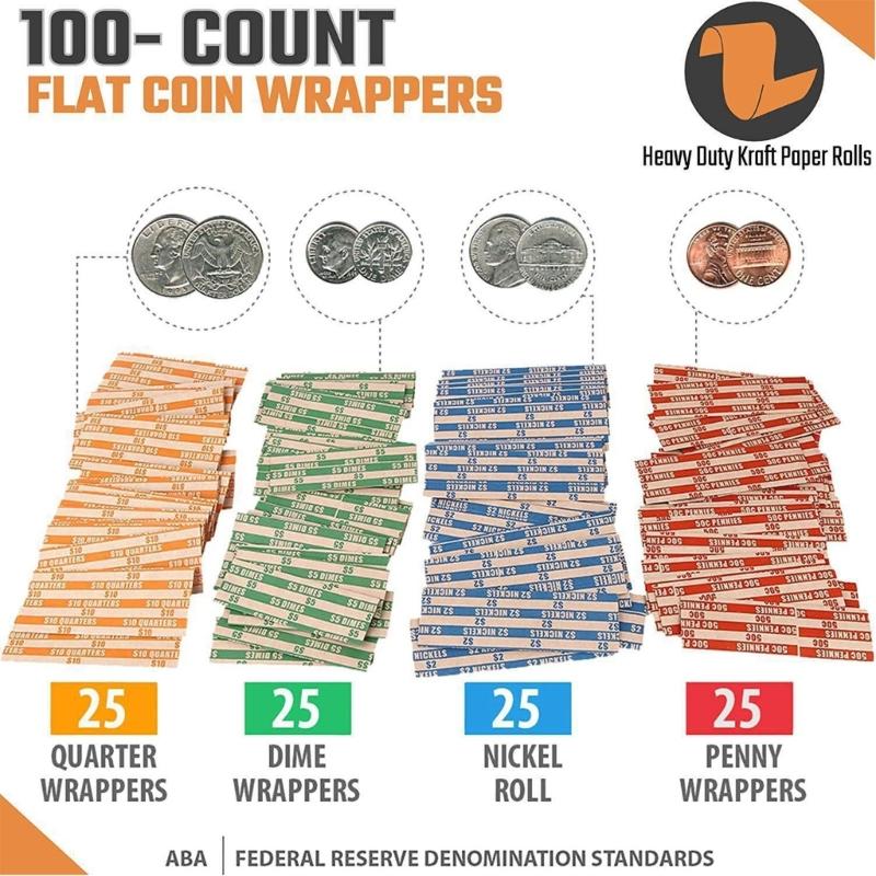 Coin Counter Coin Sorters Coded Coin Tubes and Assorte Coin Wrappers Improve Home Aesthetic Coin Sorter Ornaments