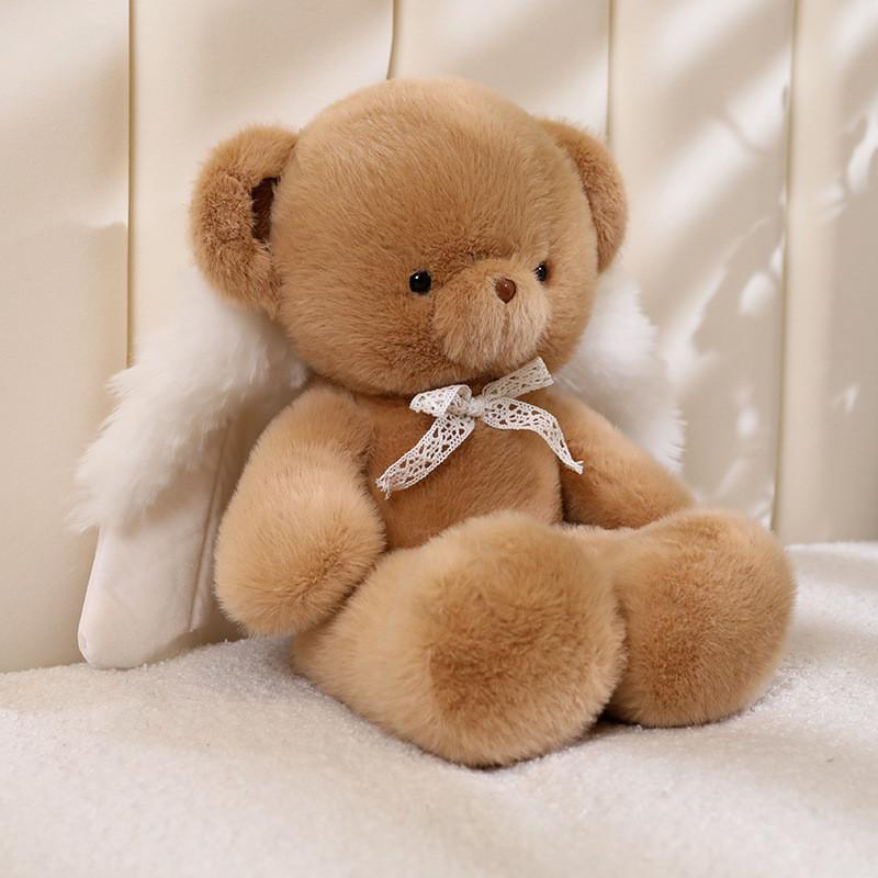 Angel Bear Delightful Plush Doll Cozy Teddy Bear Gift For Children Babies And