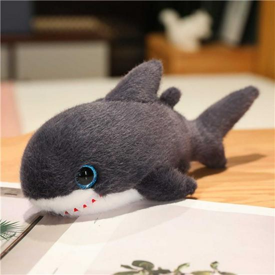 Marine Animal Plush Toys: Crab, Shark, Clownfish, Octopus - Aquarium Souvenirs & Claw Machine Prizes