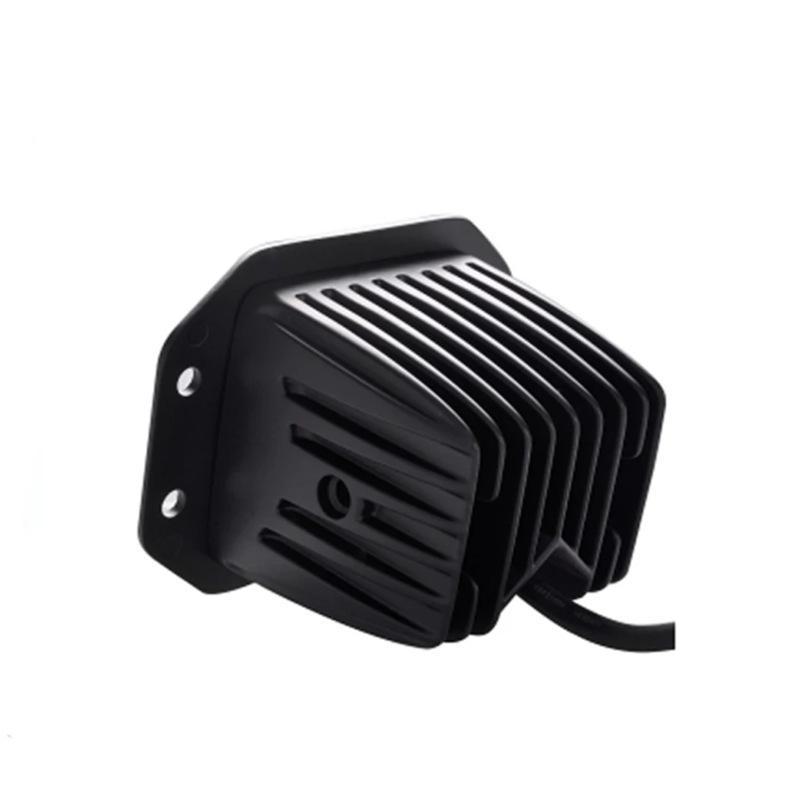 18w Double Row Car LED Floodlight for Off-Road Vehicles - Square 6LED Auxiliary Lighting