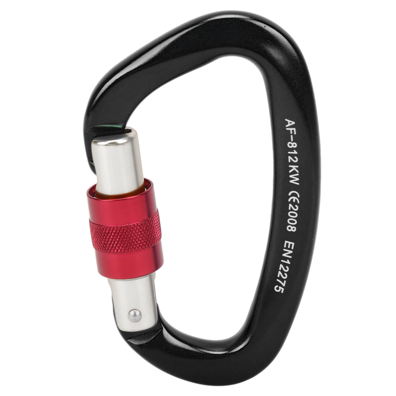 Climbing Carabiner Heavy Duty AntiSlip Design Durable Light Carabiner Clip Climbing for Camping Rock Climbing