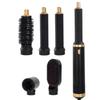 5-in-1 Hot Air Brush Set: Automatic Curler, Straightener, Multifunctional Hair Dryer with Replaceable Heads
