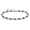 1Pcs Stainless Steel New Sculpt Texture Beads Chain Bracelets for Women Men Gold Plated Waterproof Fashion Jewelry Accessories