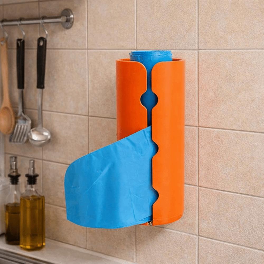 Wall Mounted Plastic Bags Container Plastic Garbage Bag Dispenser Trash Bags Storage Box  Dormitory