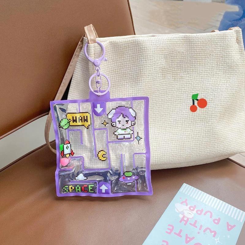 Water Bag Maze Squeeze Toy With Portable Keychain Stress Relief Fidget Toys Backpack Hanging Pendants Best Gift