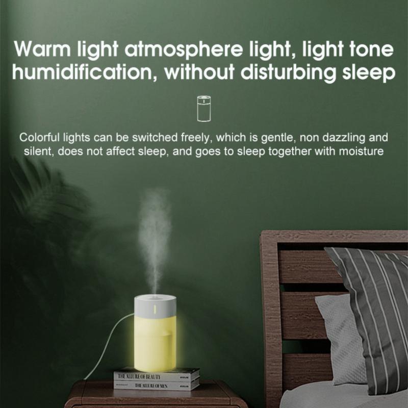 

Intelligent Aromatherapy Humidifier Mini Ultrasonic Portable Car Humidifier Large Capacity Humidifier With Led Lamp