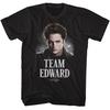Twilight Ομάδα Edward Μαύρο T-Shirt Unisex T-Shirt