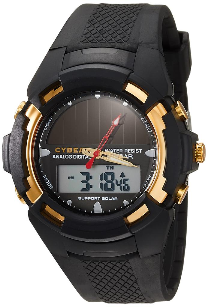 [Sun Flame Co., Ltd.] Cybeat BCY02 BCY02-BKG Men's Black Watch