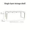 1 Kitchen Mobile Storage Rack  2-Layer Movable-Panel, Expandable Cabinet Rack Organizer for Kitchen and Bathroom Sinks Basket