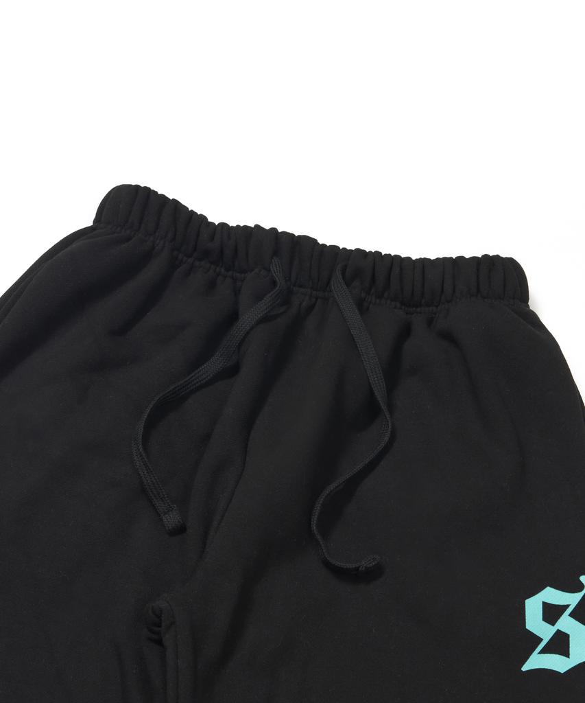 STIGMA Old Letter Wide Jogger Pants Black