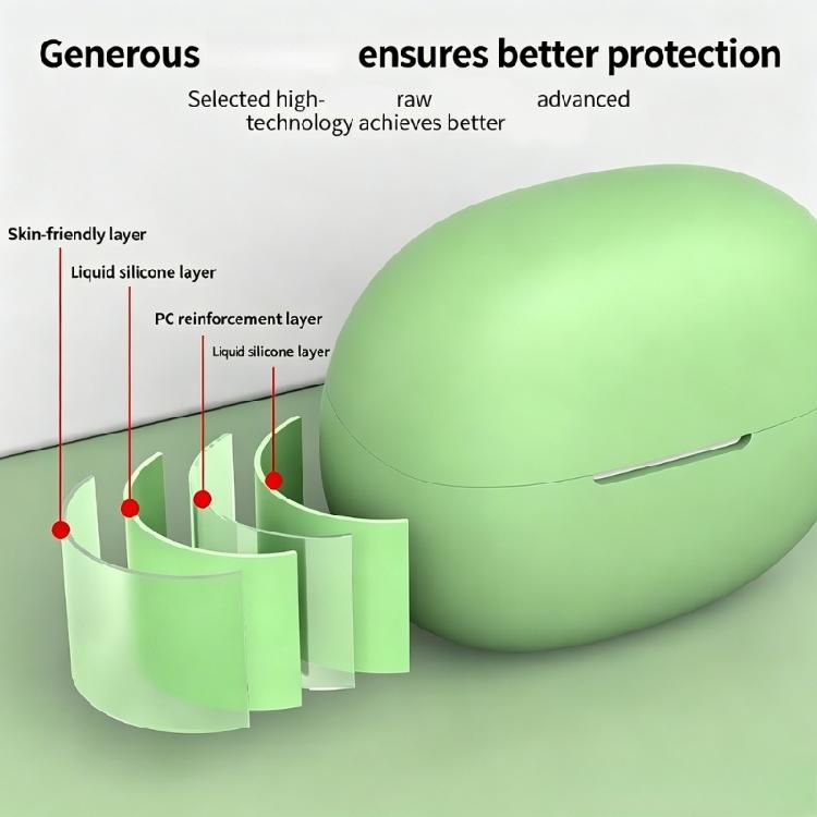 Flexible Silicone Earphone Protector Case Shock Absorption Dust Prevention for True Wireless 3e Wireless Earbud