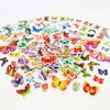 12pcs Flower Butterfly Stickers 3D Retro Puffy Bubble Stickers for DIY Craft Scrapbook Notebook Label Party Decor JXB