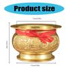Antiqued Brass Incenses Burners Offering Bowl Worship Incenses Stick Holder for Meditations Chinese Temple Censers