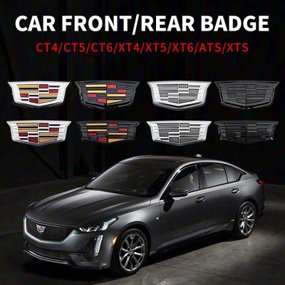 Insigne de Badge de Calandre Avant Arrière de Coffre de Voiture Logo 3D ABS Pour CT4 CT5 CT6 XT4 XT5 XT6 ATS XTS Accessoires d'Emblème Auto