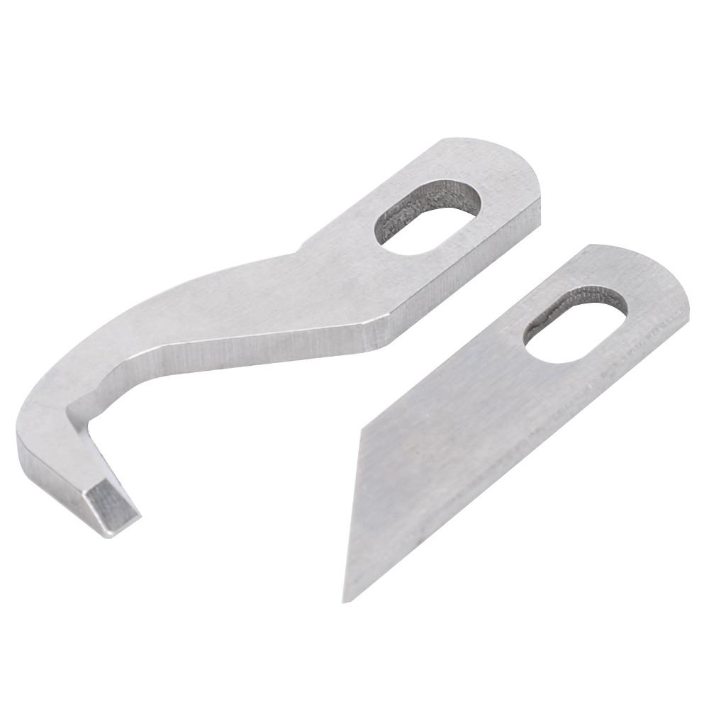 2pcs Compatible Overlock Machine Knives Multifunctional Sewing Machine Knives Household Sewing