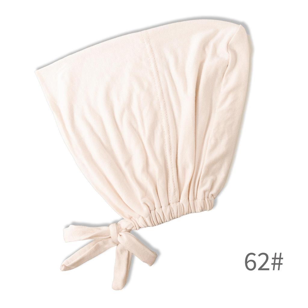 Premium Mercerized Cotton Adjustable Elastic Hair Cover Cap