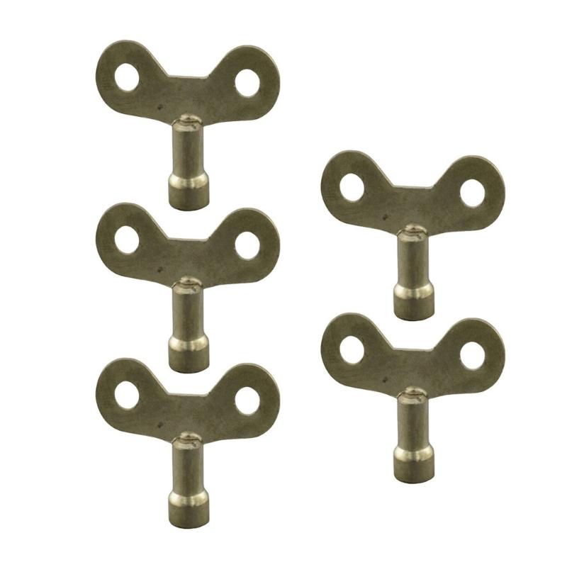 Faucet Key Replacement Square Hole Socket Radiator Plumbing Bleed Key Metal Faucet Accessories Easy to Operate