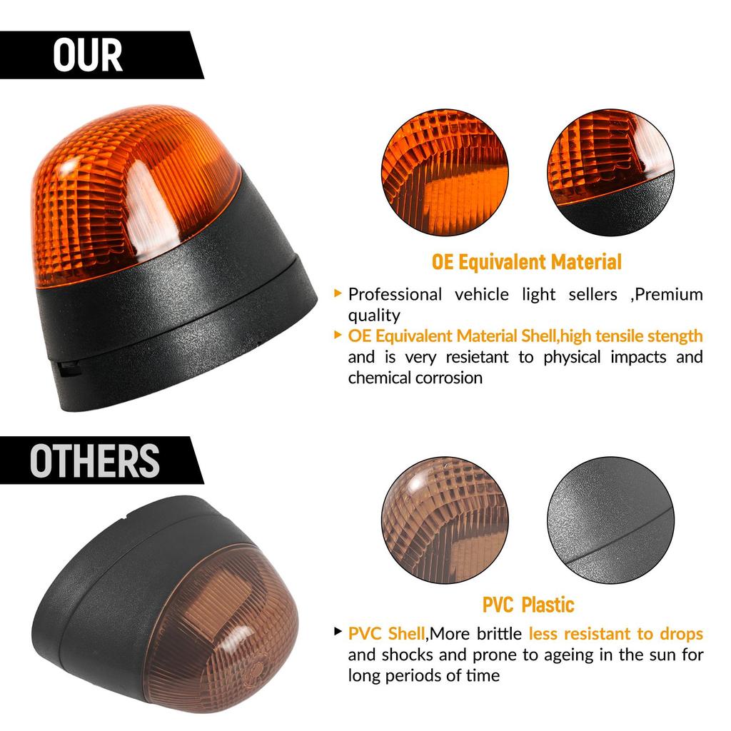 1 Paar für Ford Transit MK6 MK7 Vorne Links&Rechts Wasserdicht Seitenblinkerleuchte Lampe Blinker