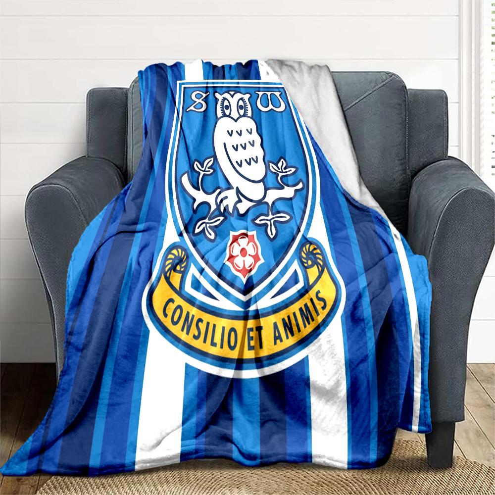Sheffield Wednesday Flannel Blanket, High quality Comfortable for All Seasons, Home Decor, Warmth and Comfort