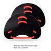 1 Pair Swimming Paddles Non-slip Adjustable Good Elasticity Soft Environmental Protection Training Correction