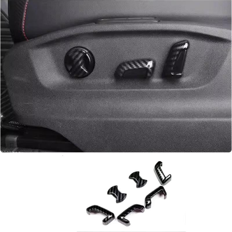 For VW Volkswagen Atlas Teramont ABS carbonfiber Headlight Switch window lift switch Air vent Gear Shift Panel cover