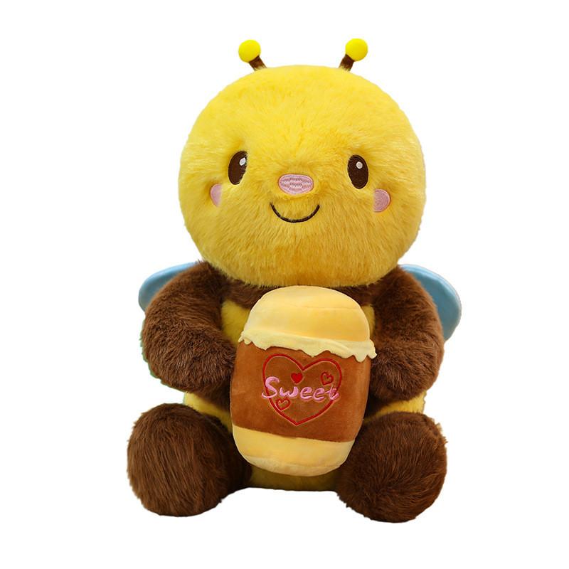 Honeybee Plush With Pp Cotton Filling Perfect For Kid Sleep And Gifts