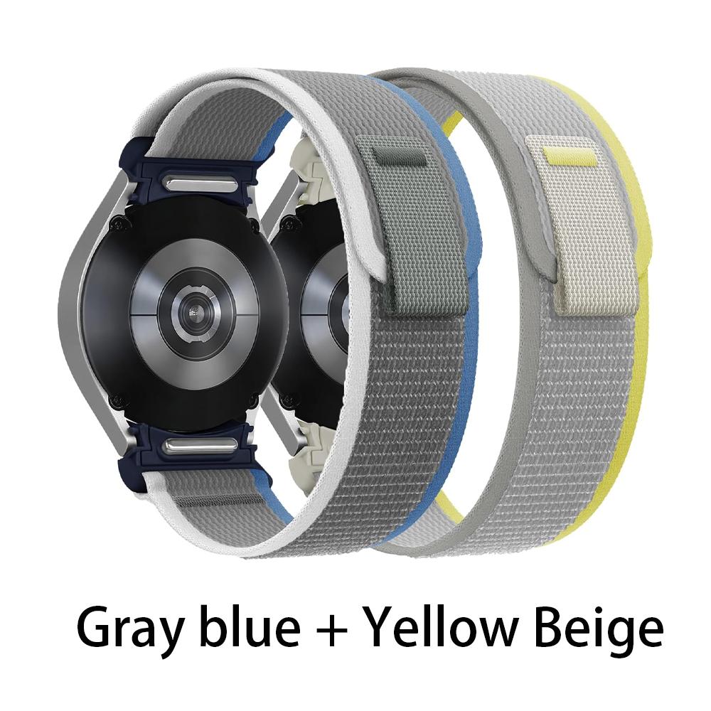 Band for Samsung Galaxy watch 7 FE 6 5 Pro 4 classic 44mm 40mm wrist No gaps Nylon Trail correa bracelet Galaxy watch 7 Strap