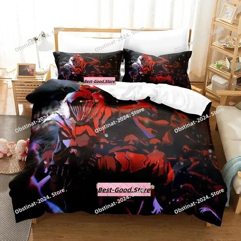 New Goblin Slayer Beding Set Single Twin Printed Bed Linen Set With Pilowcase Bed Soft Duvet Cover Single Double Quen Super King-Sized Dimensionsd
