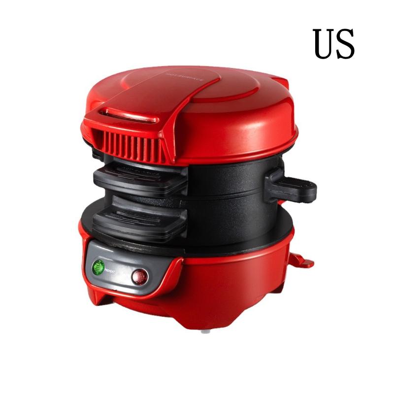 Household Breakfast Machine Hamburg Sandwich Maker With Egg Cooker Ring Machine Bread Sandwich Machine Waffle Machine