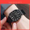 Vintage Style Quartz Watch With Silicone Band For Men And Women