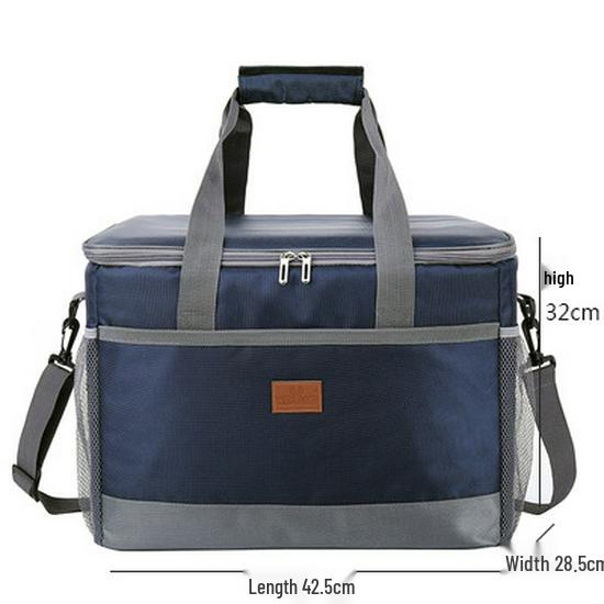 

Qidi Insulated Lunch Bag Aluminum Foil Thickened Large Capacity Bento Handbag