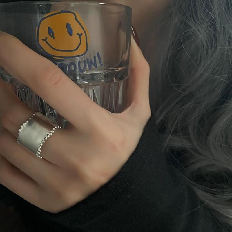 Trendy Silver Pearl Stackable Ring for Women - Versatile  Stylish