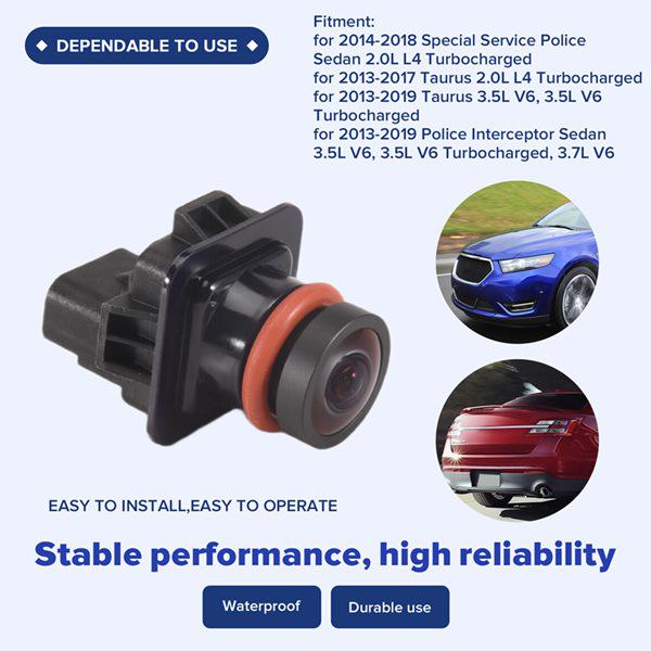 

Black ABS Rear View Camera for Ford EG1Z-19G None